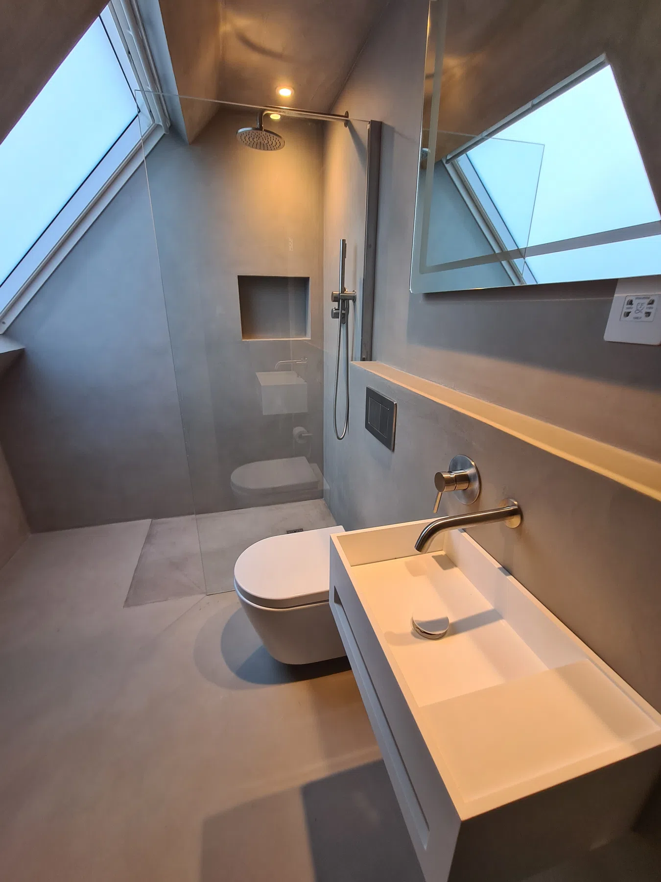 Microcement Showers project 3