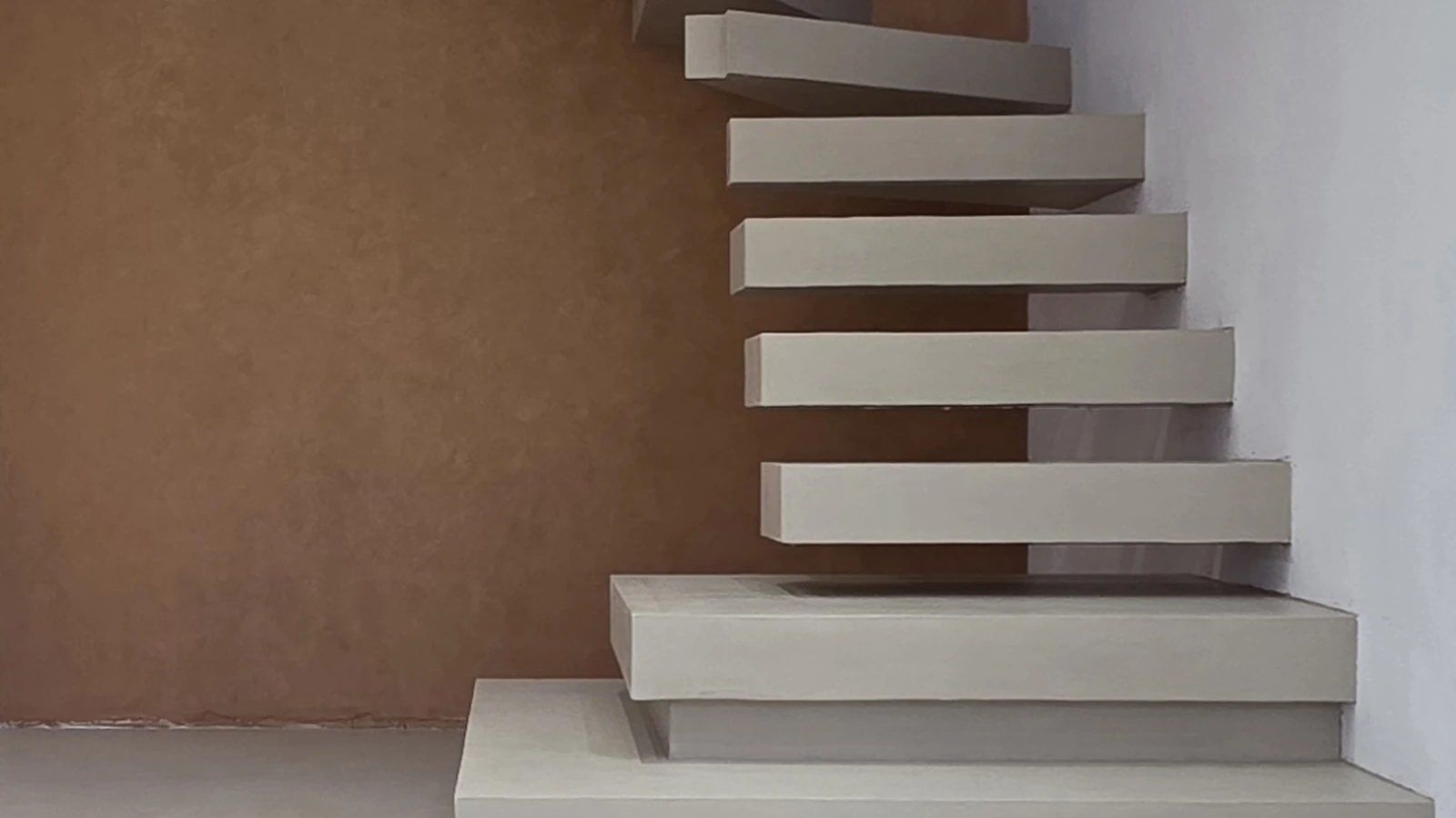Microcement staircase project
