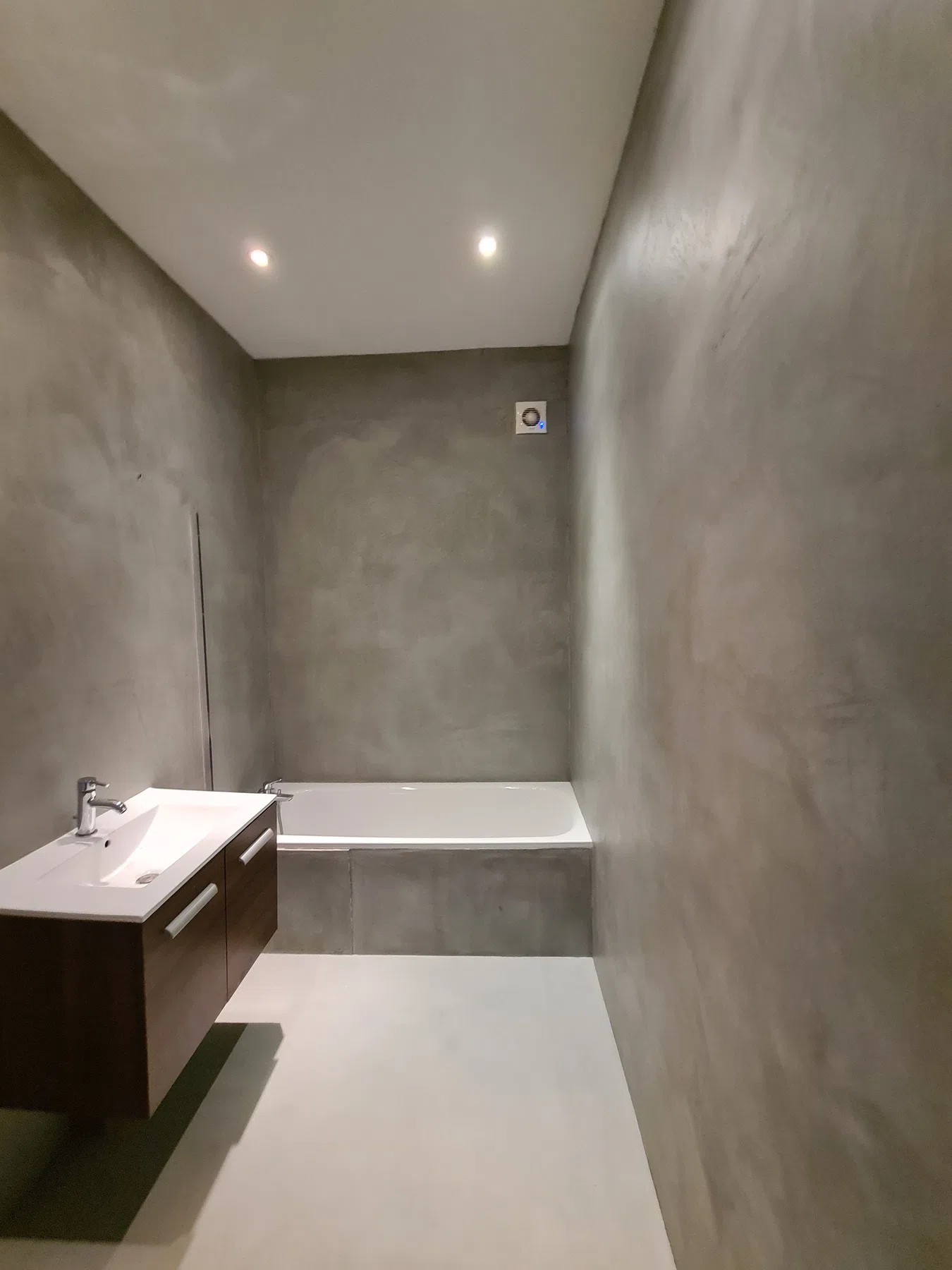 Microcement Walls project 1